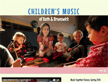 Tablet Screenshot of childrensmusicofbathbrunswick.com